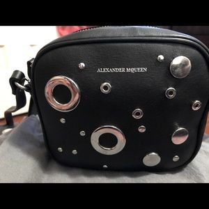 AUTHENTIC- Alexander McQueen Mini Camera Crossbody